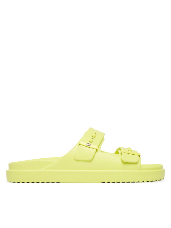 Tommy Hilfiger Klapki Tommy Hilfiger FM0FM05757 Żółty