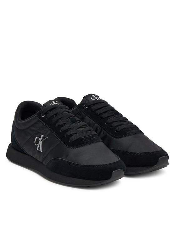 Calvin Klein Sneakers Calvin Klein Retro Runner Ess Mix Mat YM0YM01361 Negru