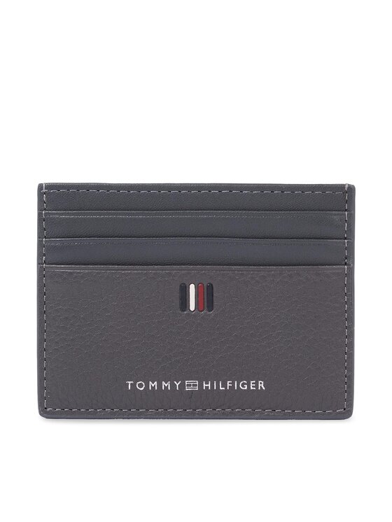 Tommy Hilfiger Estuche para tarjetas de crédito Tommy Hilfiger Th Central Cc Holder AM0AM11858 Gris