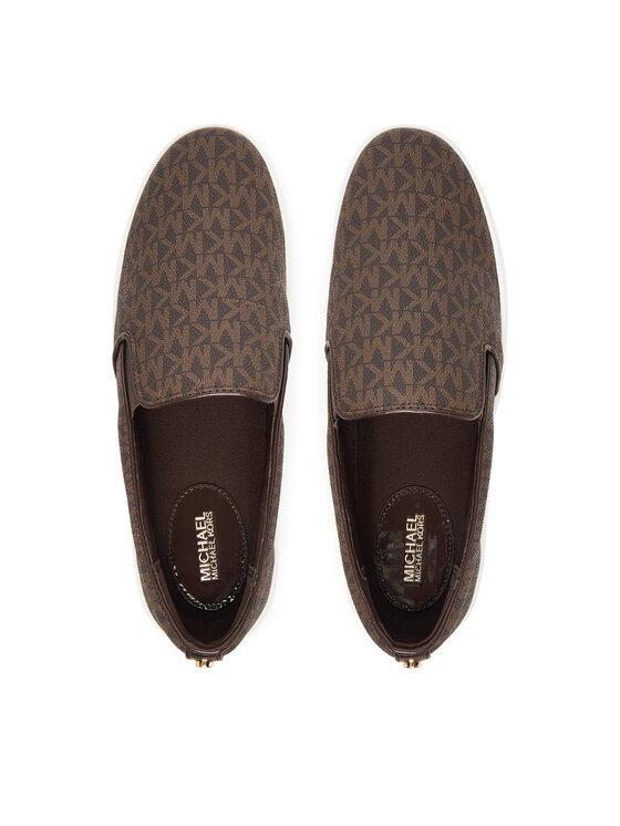 MICHAEL Michael Kors Гуменки MICHAEL Michael Kors Keaton Slip On 43F7KTFP1B Кафяв