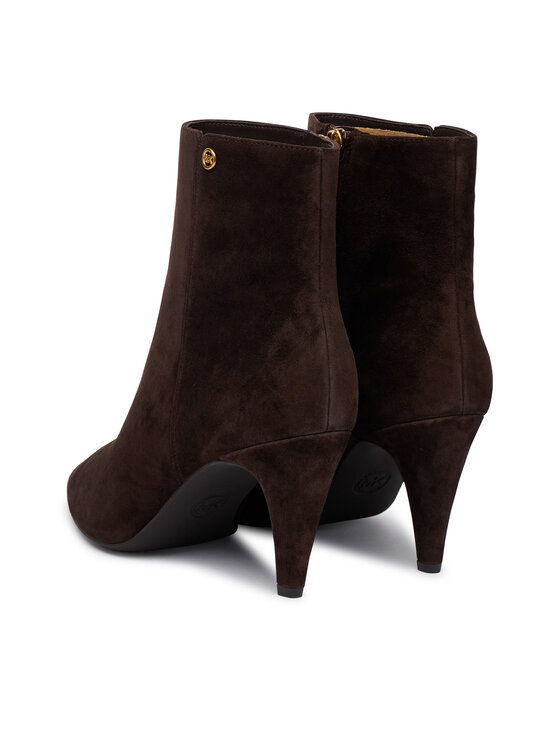 MICHAEL Michael Kors Botki MICHAEL Michael Kors Daniela Heeled 40F6DNME6S Brązowy
