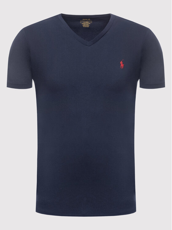 Polo Ralph Lauren Polo Ralph Lauren Футболка 710671453091 синій Custom Slim Fit