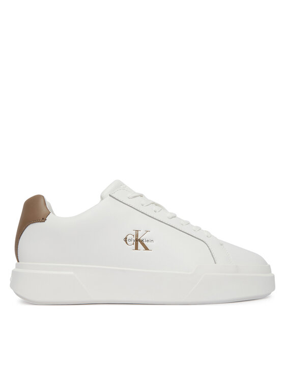 Calvin Klein Сникърси Calvin Klein Chunky Cupsole Laceup Lth YM0YM01344 Бял