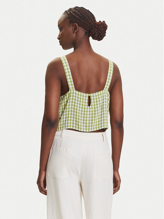 RVCA RVCA Топ 23B041503 Зелений Relaxed Fit