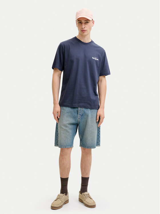 Jack & Jones Jack & Jones Camiseta Riviera 12295161 Azul marino Relaxed Fit