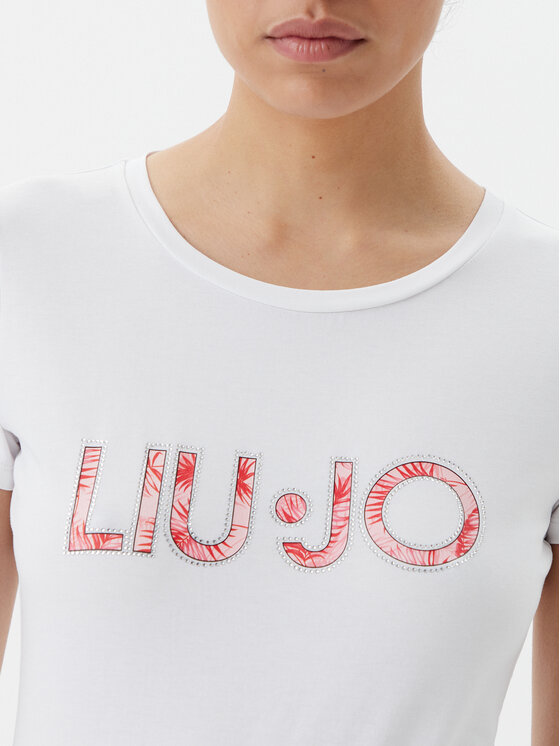 Liu Jo Beachwear Liu Jo Beachwear T-Shirt VA5154 JS003 Λευκό Regular Fit