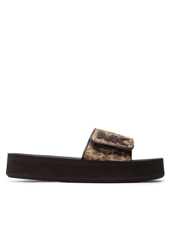 MICHAEL Michael Kors Natikače MICHAEL Michael Kors Mk Platform Slide 40T2MKFA1Y Bež