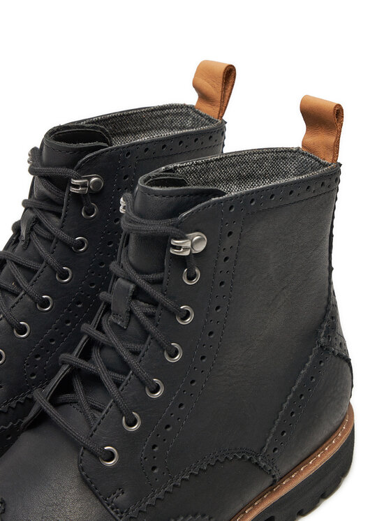 Clarks Zābaki Clarks Batcombe Lord 261348577 Melns