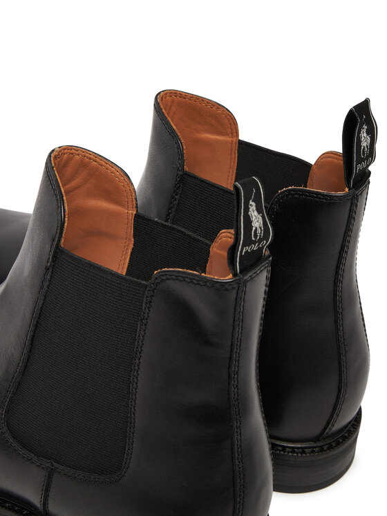 Polo Ralph Lauren Kotníková obuv s elastickým prvkem Polo Ralph Lauren Asher 803945277002 Černá