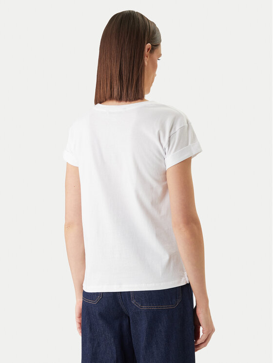 Barbour Barbour Camiseta Bede LTS0718WH11 Blanco Regular Fit