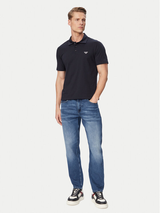 Emporio Armani Emporio Armani Polo EM000571 AF20424 UB102 Azul marino Regular Fit