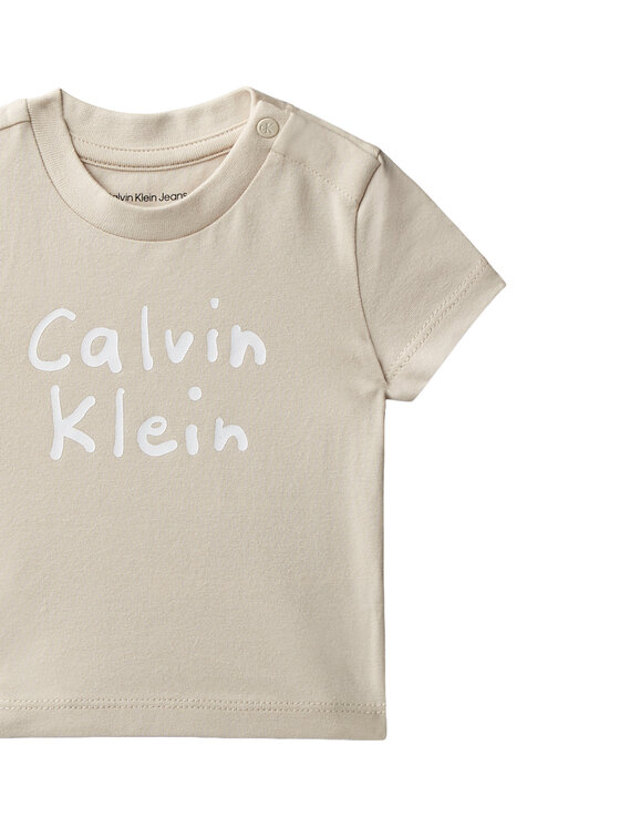 Calvin Klein Jeans Calvin Klein Jeans Camiseta LVCKSJA52B Beis Regular Fit
