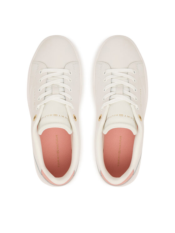 Tommy Hilfiger Zapatillas Tommy Hilfiger Th Chic Sneaker FW0FW09105 Crema