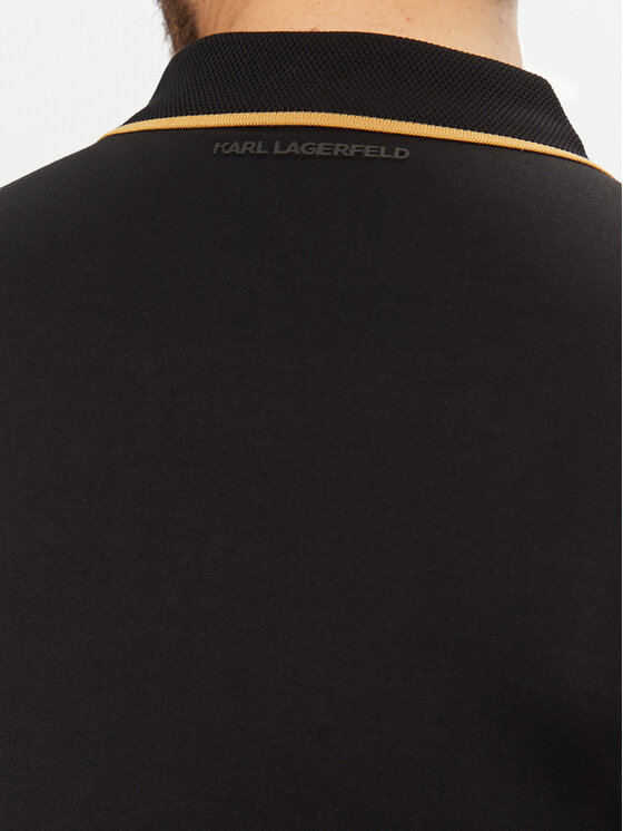 KARL LAGERFELD KARL LAGERFELD Polo marškinėliai 745080 551200 Juoda Regular Fit