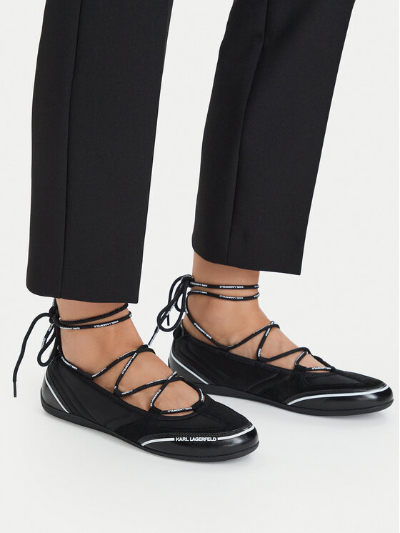KARL LAGERFELD Balerina KARL LAGERFELD Altia KL66111 Fekete