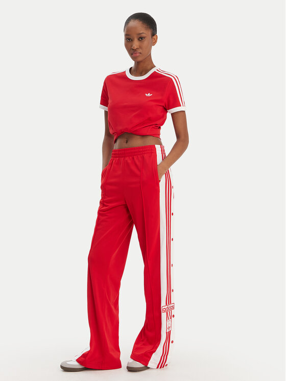 adidas adidas Футболка 3-Stripes KD3676 Червоний Slim Fit