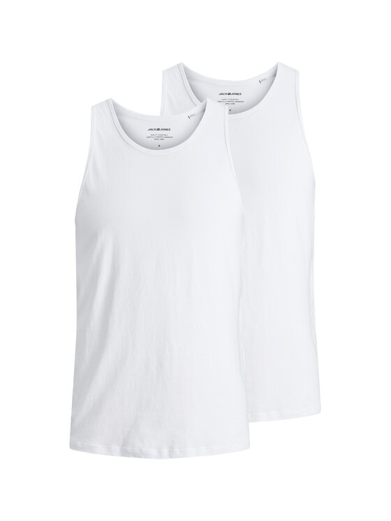 Jack & Jones Jack & Jones Berankovių marškinėlių komplektas Basic 12133910 Balta Regular Fit