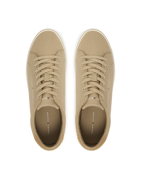 Tommy Hilfiger Tenisky Tommy Hilfiger Vulc Core Long Lace FM0FM05688 Béžová