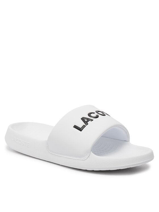 Lacoste Şlapi Lacoste Serve Slide 1.0 747CMA0025 Alb