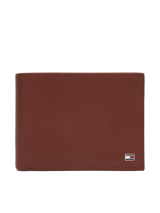 Tommy Hilfiger Rinkinys: piniginė ir raktų pakabukas Tommy Hilfiger AM0AM07931 Ruda