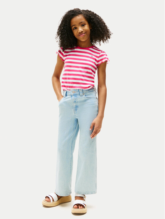 Tommy Hilfiger Tommy Hilfiger Camiseta Essential KG0KG08744 Rosa Regular Fit