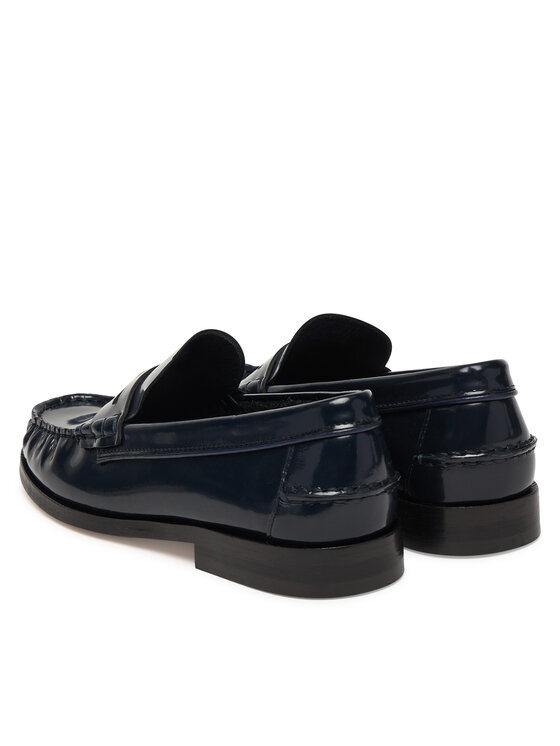Tommy Hilfiger Mokasini Tommy Hilfiger Hilfiger Penny Abrasivato FW0FW09323 Mornarsko modra