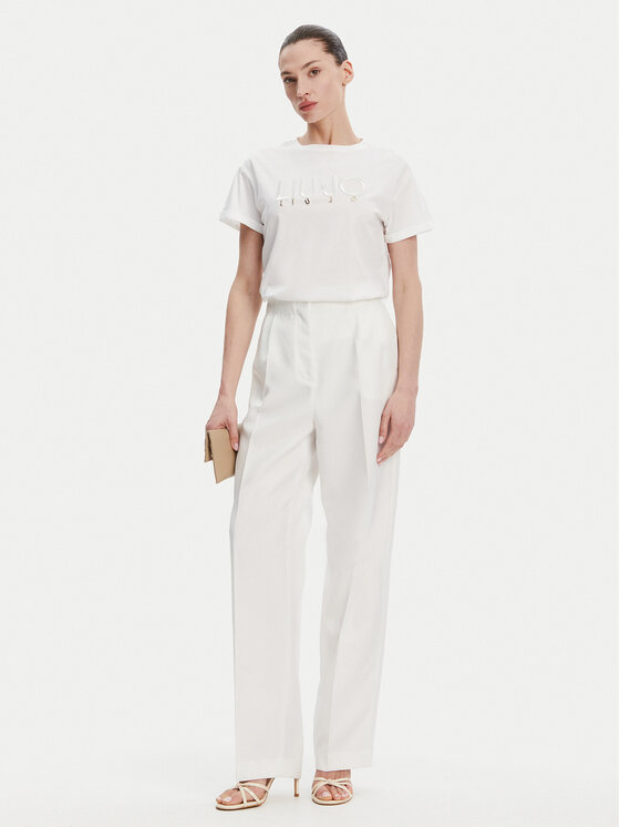 Liu Jo Liu Jo Majica WA5007 JS923 Bela Relaxed Fit