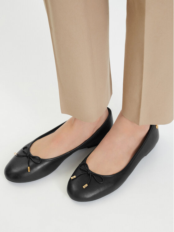 LAUREN RALPH LAUREN Балеринки Lauren Ralph Lauren 802940603001 Черен