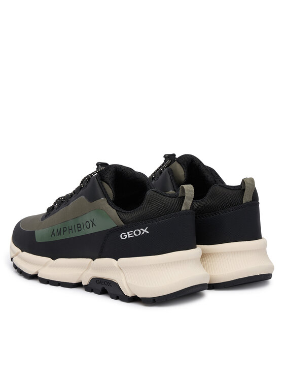 Geox Sneakersy Geox J Flexyper Plus Boy B Abx J46LCC 0FU50 C0498 S Zielony ciemny