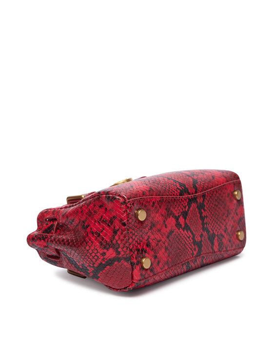 Tommy Hilfiger Borsetta Tommy Hilfiger American Icon Micro Tote Snake AW0AW18820 Rosso
