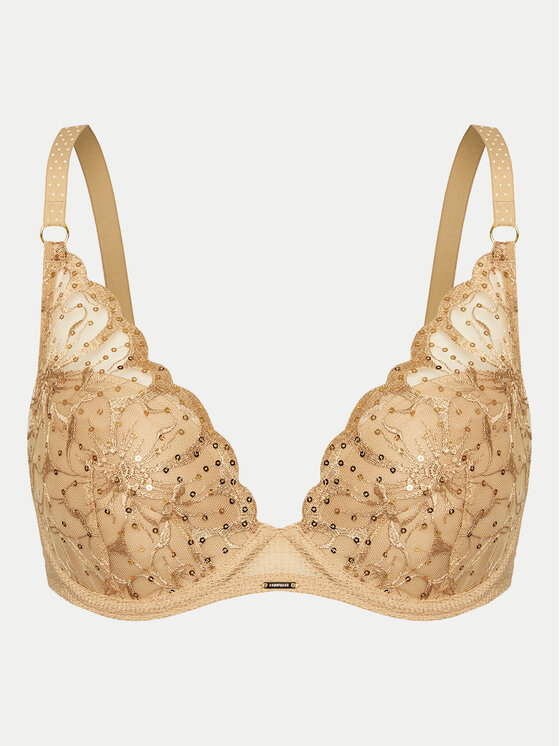 Chantelle Chantelle Sujetador con aros Fleurs Si C12Q20 Beis