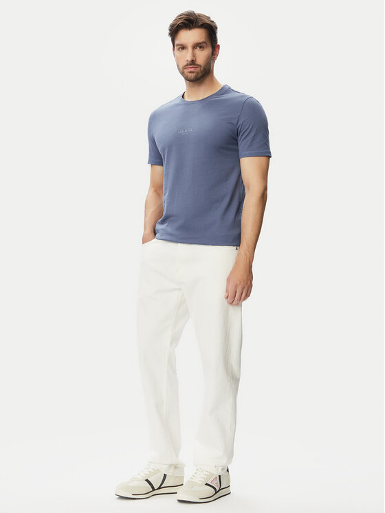 Guess Guess Футболка 153107 Голубий Classic Fit