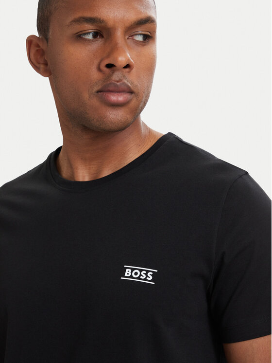 BOSS BOSS Camiseta 50565324 Negro Regular Fit