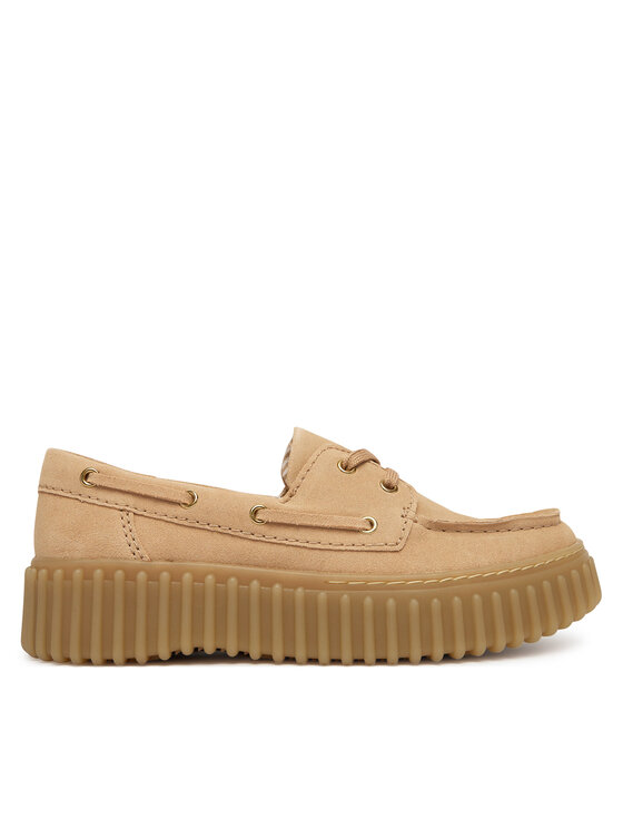 Clarks Туфлі Clarks Torhill Boat 26186301 Бежевий
