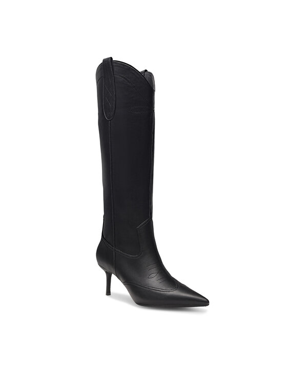 Nine West Kovbojské topánky Nine West ZARIYA 909001 Čierna
