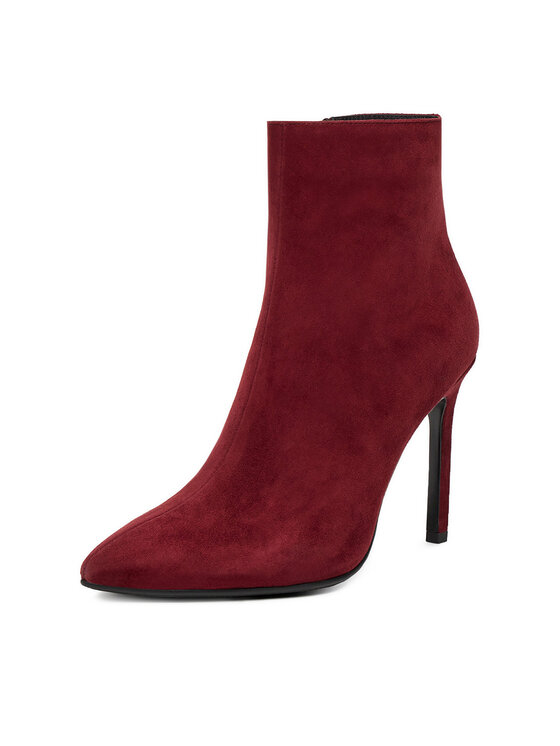 Eva Minge Īsie zābaki Eva Minge EO-ELAINA-E123-02B Bordo