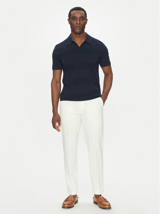 Hechter Paris Hechter Paris Polo 65009 151808 Σκούρο μπλε Regular Fit