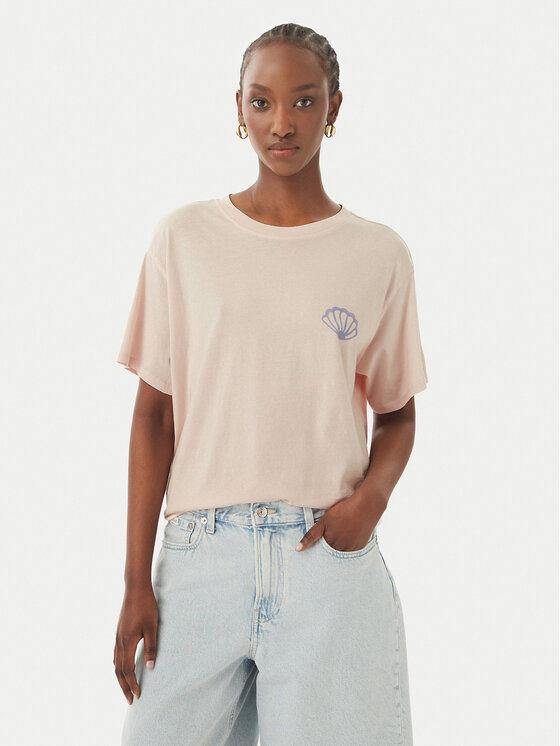 ONLY ONLY Camiseta Celine 15374989 Rosa claro Regular Fit
