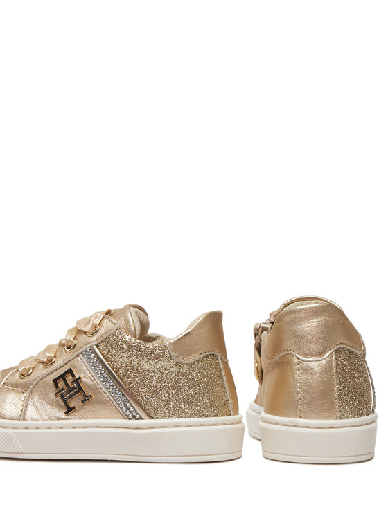 Tommy Hilfiger Αθλητικά Tommy Hilfiger Sneaker Bassa Allacciata T1A9-33932-0829 M Χρυσό