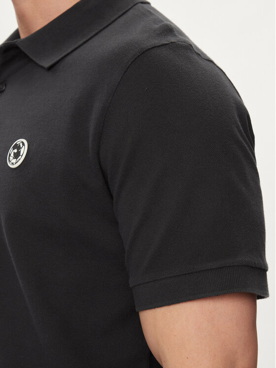 Save The Duck Save The Duck Поло Ovidio DR1213M-BATE18 Чорний Regular Fit