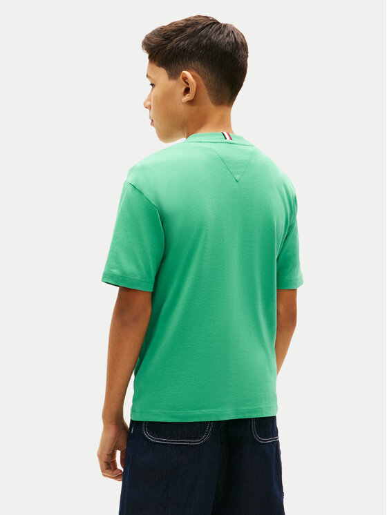 Tommy Hilfiger Tommy Hilfiger Camiseta KB0KB10267 Verde Regular Fit