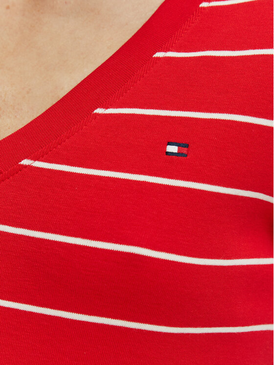 Tommy Hilfiger Tommy Hilfiger Camiseta New Cody WW0WW40584 Rojo Slim Fit
