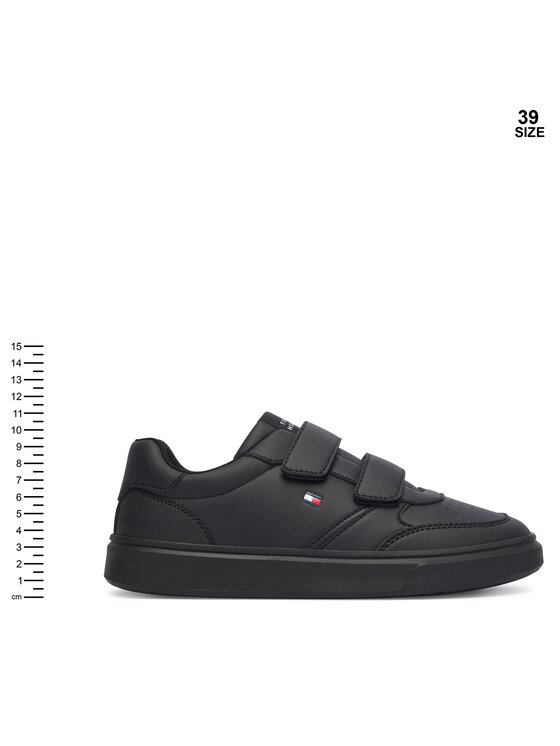 Tommy Hilfiger Sneakersy Tommy Hilfiger Low Cut Velcro Sneaker T3X9-35240-1355 S Czarny
