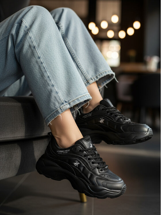 Beverly Hills Polo Club Sneakersy Beverly Hills Polo Club CEO-V12-1099 Černá