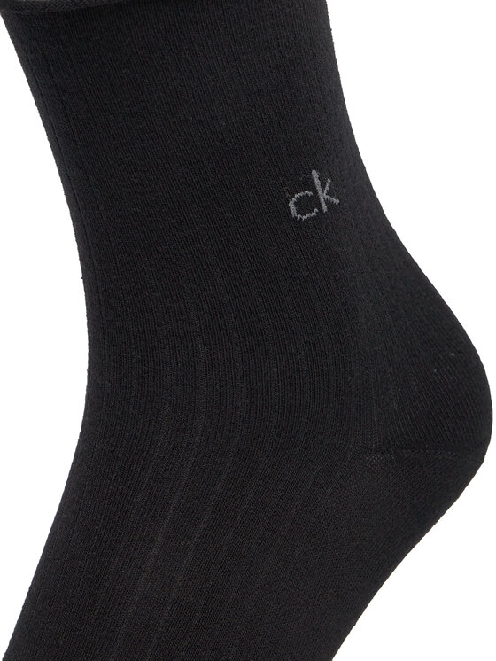Calvin Klein Дълги чорапи Calvin Klein 701229681 Черен