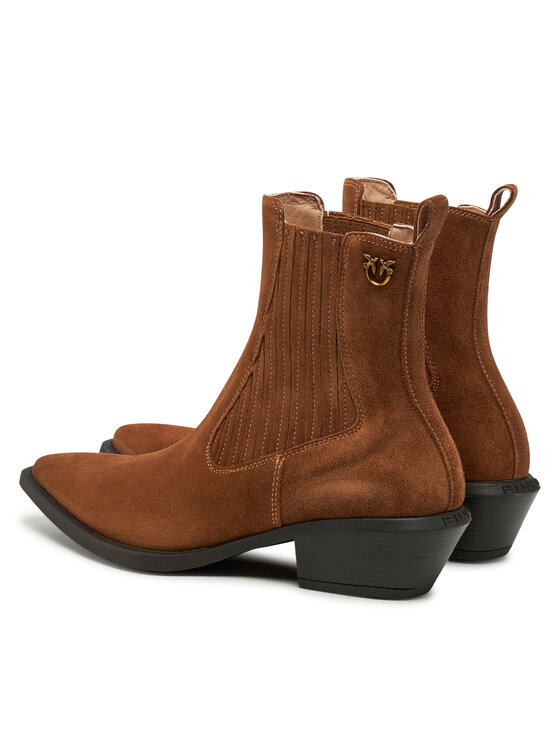PINKO Ковбойські чоботи PINKO Tex 14 SD0345P002 Коричневий