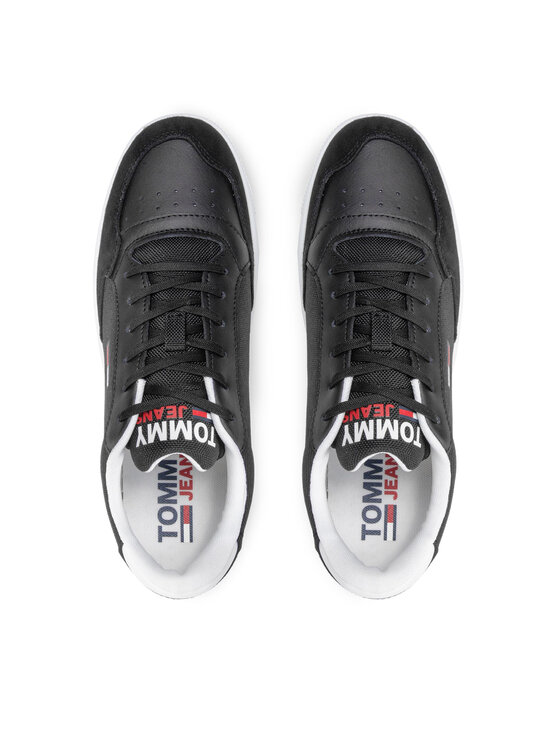 Tommy Jeans Sneakersy Tommy Jeans City Textile Cupsole EM0EM00963 Čierna