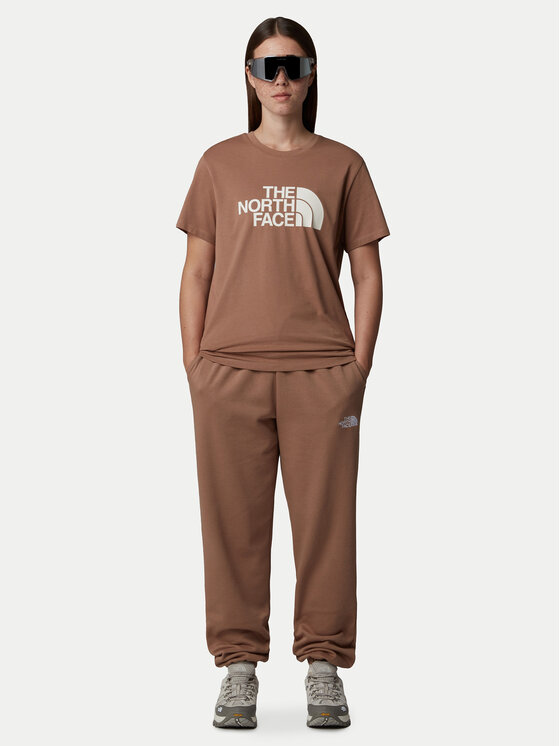 The North Face The North Face Majica Easy NF0A8A6G Rjava Loose Fit