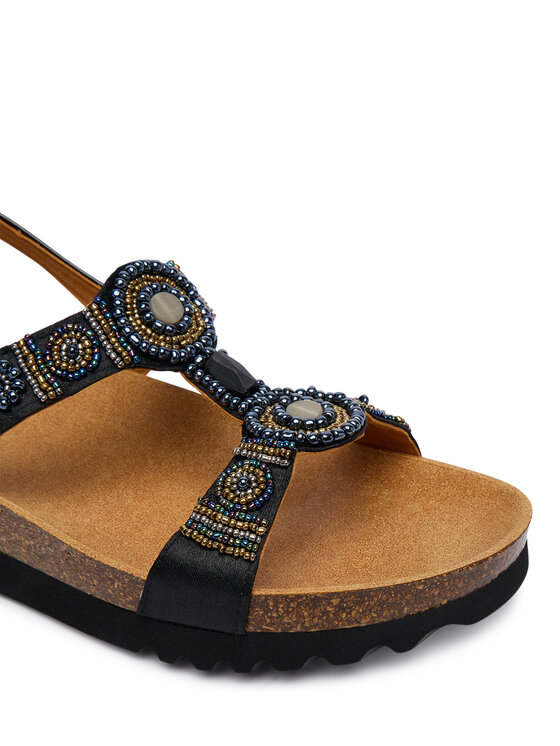 Scholl Босоніжки Scholl Bogota Sandal MF32006 Чорний