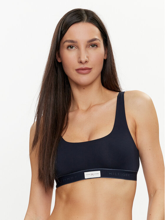 Tommy Hilfiger Tommy Hilfiger Sportinė liemenėlė UW0UW04746 Tamsiai mėlyna
